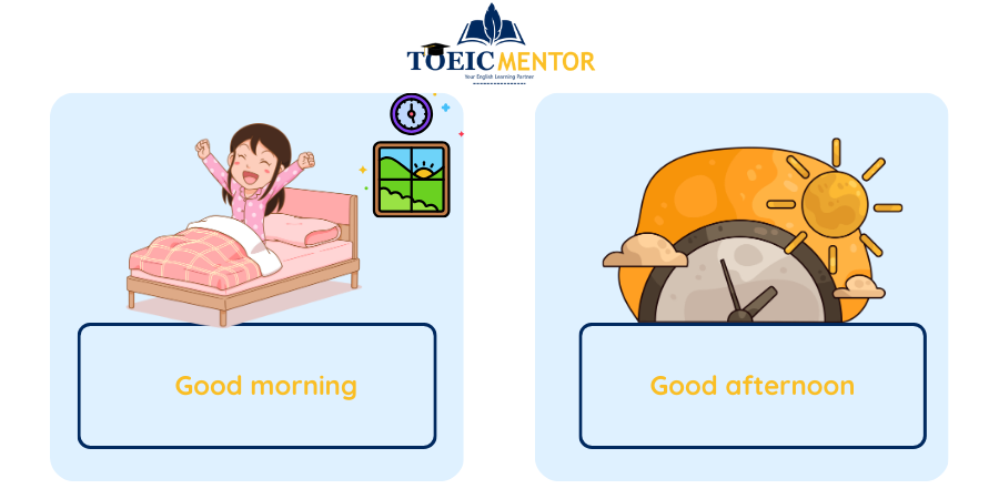 ประโยคทักทายตามช่วงเวลา