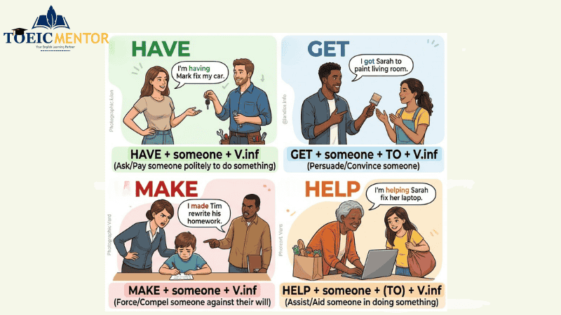 Causative Verbs คืออะไรและทำไมต้องใช้ในข้อสอบ?