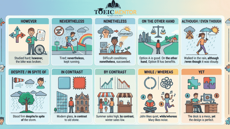 ประเภทของ Connective Words ตามวัตถุประสงค์การใช้งาน