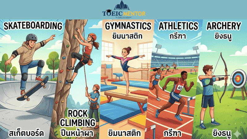 กีฬาผาดโผนและกรีฑา (Extreme Sports & Athletics)